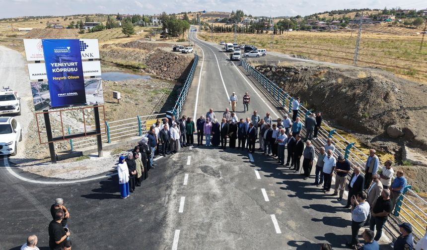 Kahramanmaraş’ta 15 milyon TL’lik köprü tamamlandı