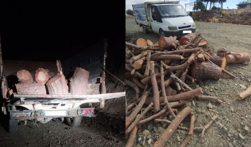 Kahramanmaraş’ta Orman Ekiplerinden Kaçak Emval Denetimi