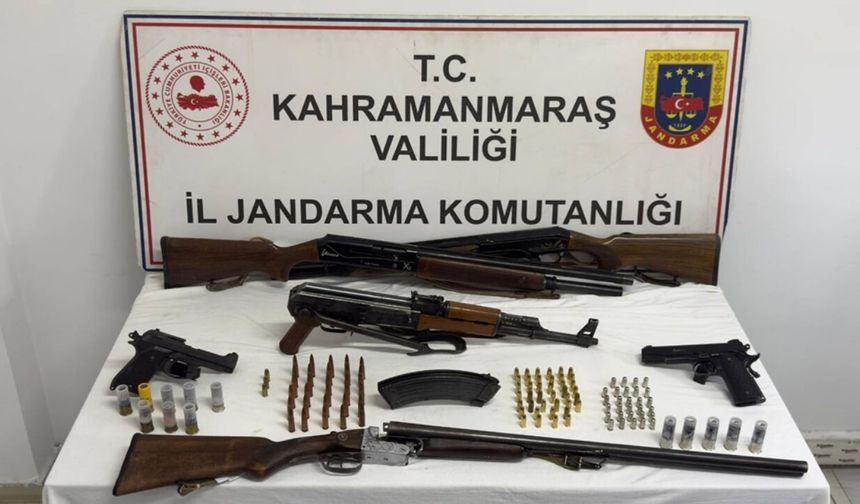 Kahramanmaraş’ta Silah Operasyonu! 4 Gözaltı, 1 Tutuklama