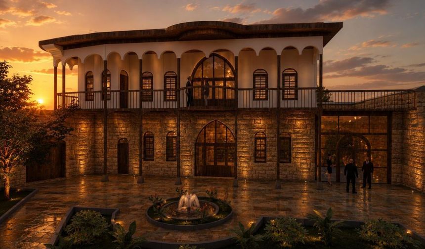 Kahramanmaraş'ta tarihi Çiftaslan Konağı 32 milyon TL'ye restore ediliyor