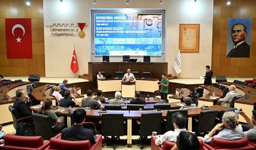 Kahramanmaraş'ta Uluslararası Tarih Öncesi Çömlekçilik Çalıştayı başladı