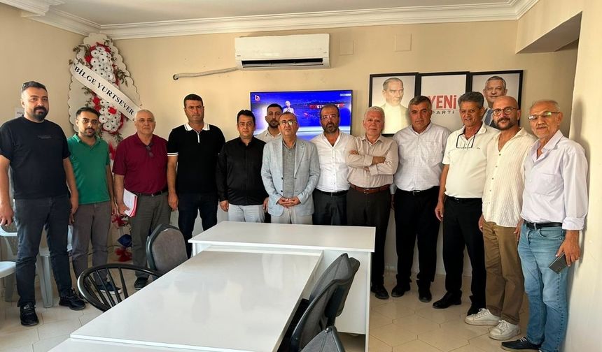 Kahramanmaraş’ta Ünal Ateş’e 11 ilçe başkanından destek