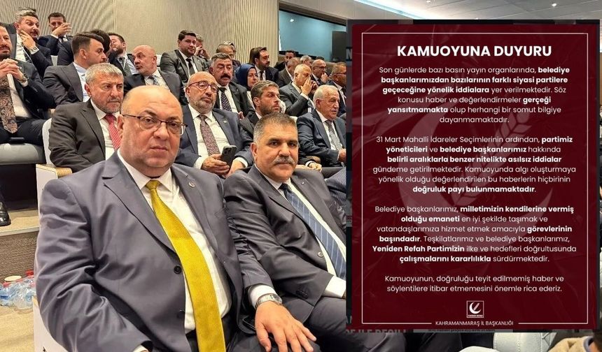 Kahramanmaraş’ta yalanlanan iddia gerçek çıktı!