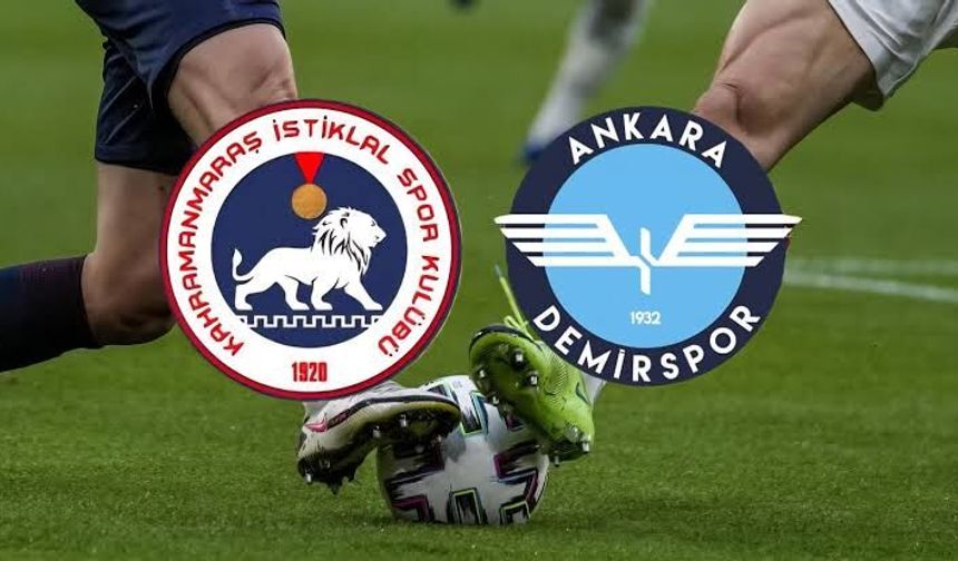 AKEDAŞ Kahramanmaraş İstiklalspor - Ankara Demirspor maçı ne zaman, saat kaçta, hangi kanalda?
