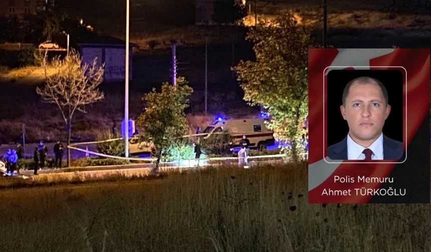 Ankara’da uygulama noktasında polise silahlı saldırı 1 polis şehit oldu