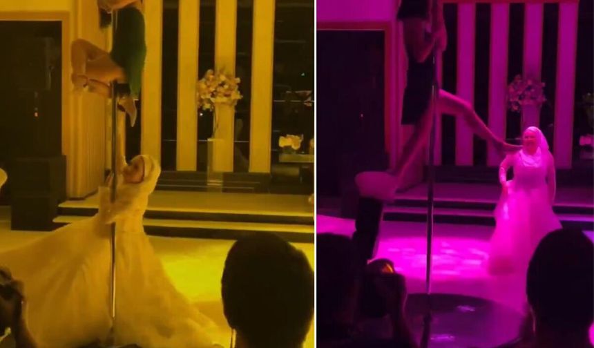 Başörtülü Gelinin Düğündeki Dansı Olay Oldu!