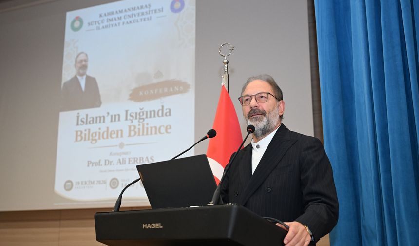 Eski Diyanet İşleri Başkanı Ali Erbaş, Kahramanmaraş’ta İlim ve İrfanı Anlattı
