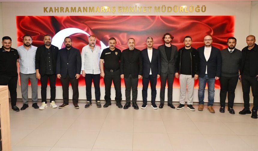 Kahramanmaraş Emniyetinde ziyaret hareketliliği