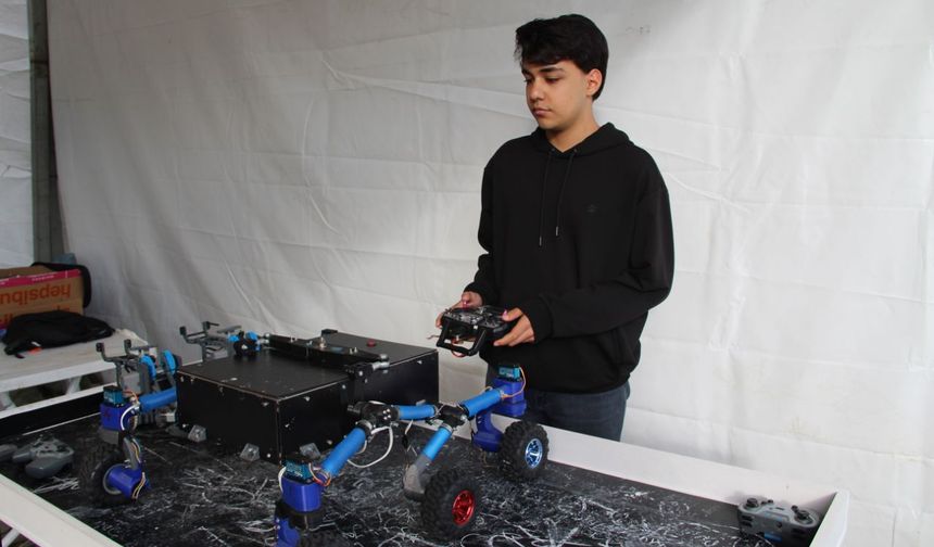 Kahramanmaraş depremini yaşadı, hayat kurtarmak için robot geliştirdi