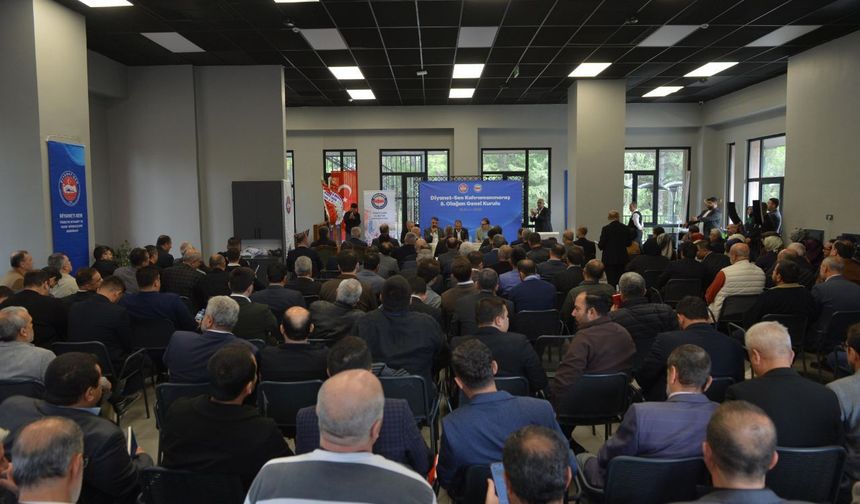 Kahramanmaraş Diyanet-Sen'de Abdulaziz Yenice yeniden başkan seçildi