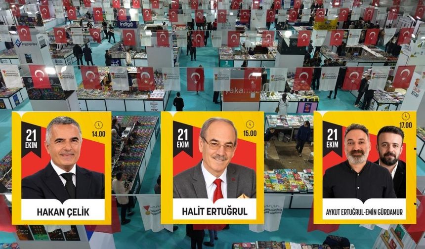 Kahramanmaraş Kitap Fuarı'nda 21 Ekim'de dört ünlü isim okurlarla buluşacak