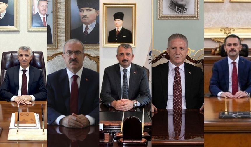 Kahramanmaraş Valisi Mükerrem Ünlüer dikkat çeken listede yer aldı