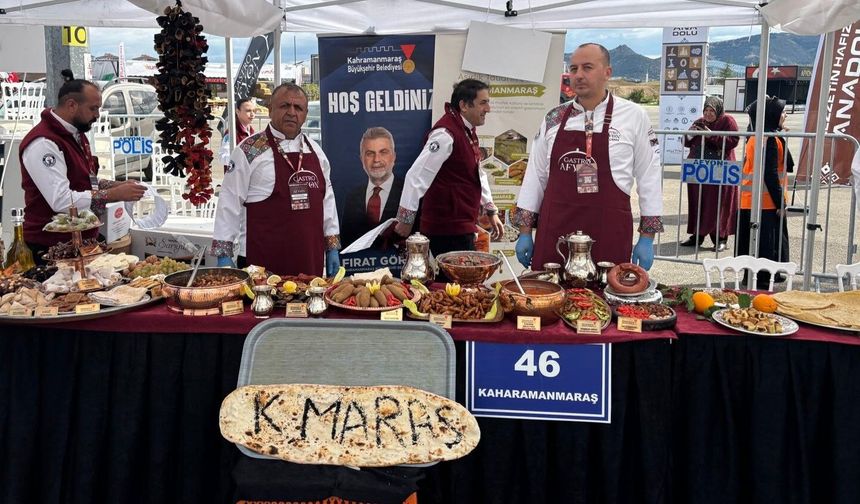 Kahramanmaraş’ın Tescilli Lezzetleri Gastro Afyon’da Büyük İlgi Gördü