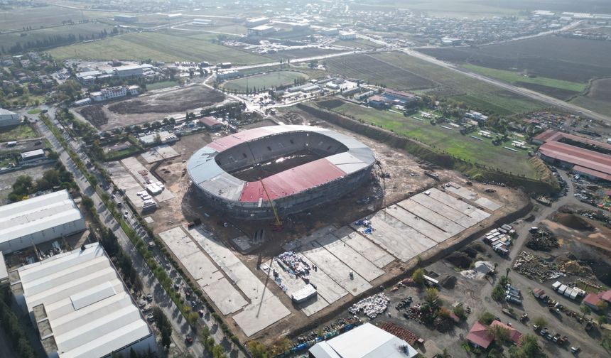 Kahramanmaraş’ın Yeni Stadında Tribünler Tamamlandı! İşte Son Durum