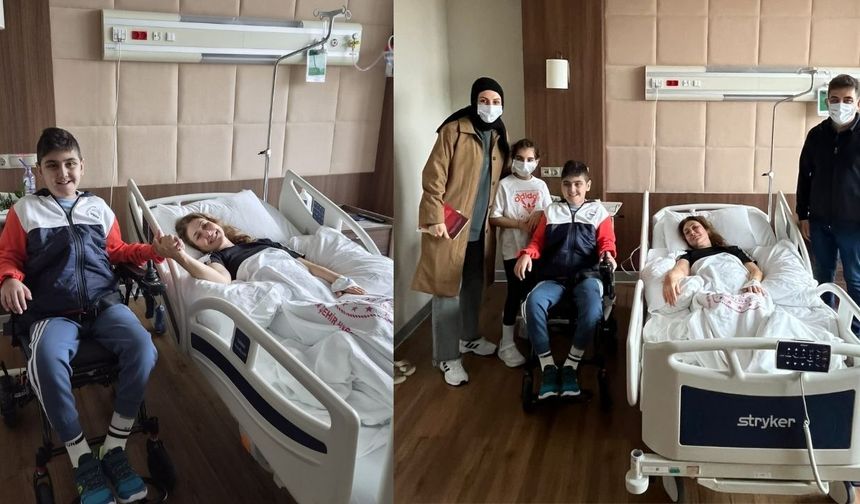 Kahramanmaraş’taki Okul Saldırısında Yaralanan Öğrenci, Kazada Yaralanan Vekili Ziyaret Etti