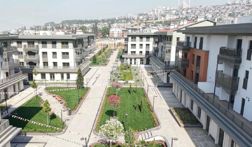 Kahramanmaraş'ta 73 bin 956 bağımsız birim teslim edildi