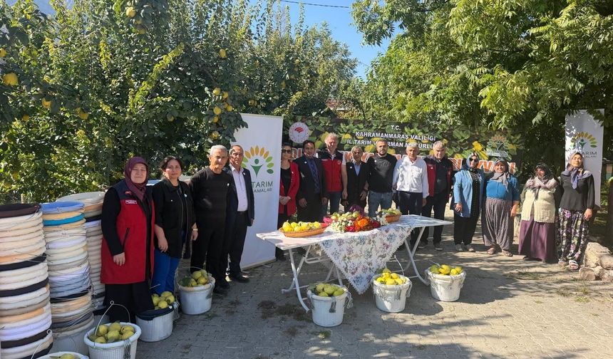 Kahramanmaraş’ta Ayva Hasadı İçin Üreticilere Ekipman Dağıtıldı