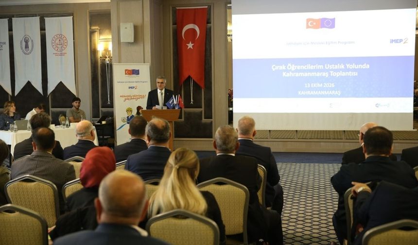 Kahramanmaraş'ta çıraklar için önemli adım! Güvenli eğitim masada