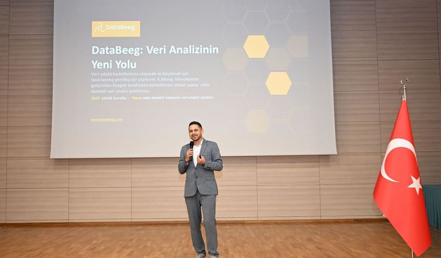 Kahramanmaraş'ta geliştirilen yapay zekâ platformu DataBeeg KSÜ'de tanıtıldı