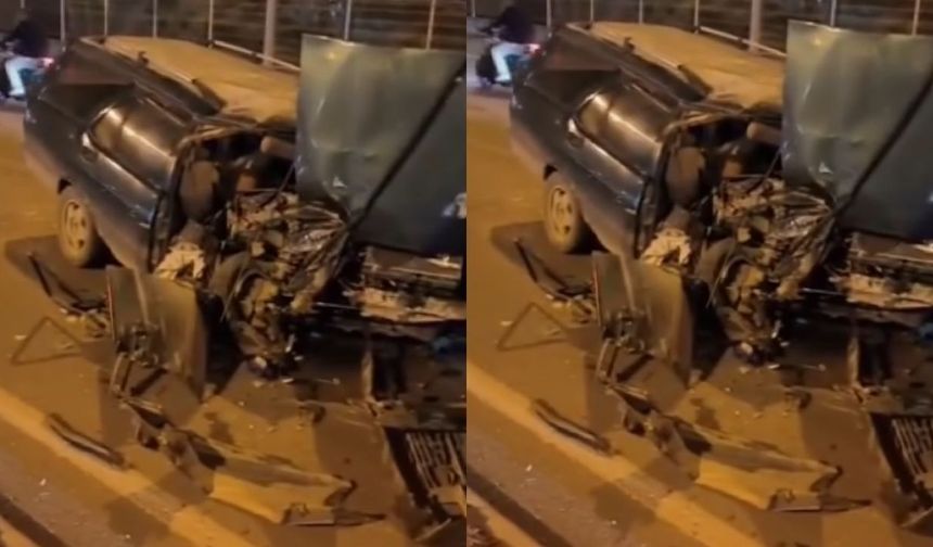 Kahramanmaraş’ta otomobil park halindeki TIR’a çarptı: 1 ağır yaralı