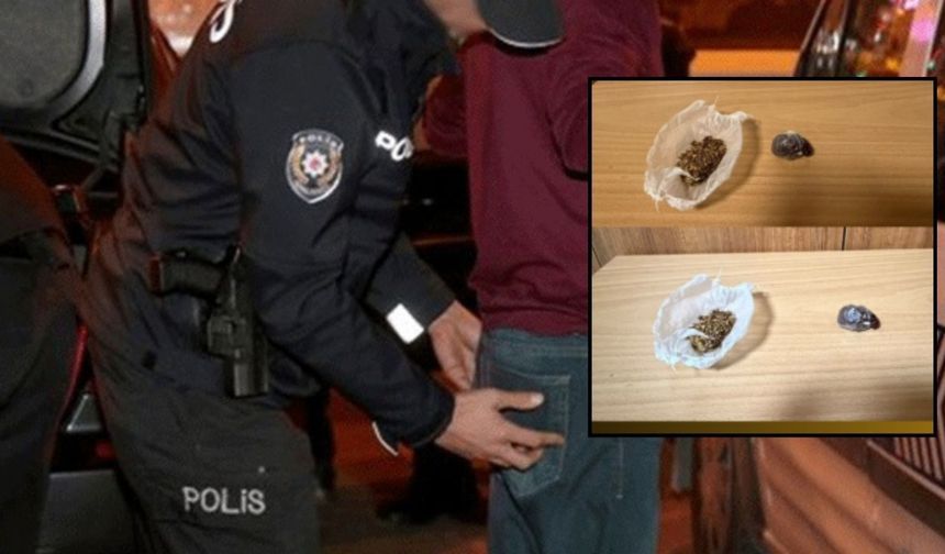 Kahramanmaraş’ta Polisin Durdurduğu Şüphelinin Üzerinden Uyuşturucu Çıktı