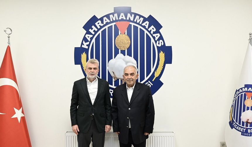 Kahramanmaraş'ta yeniden başkan seçilen Mustafa Narlı'ya Fırat Görgel'den ziyaret