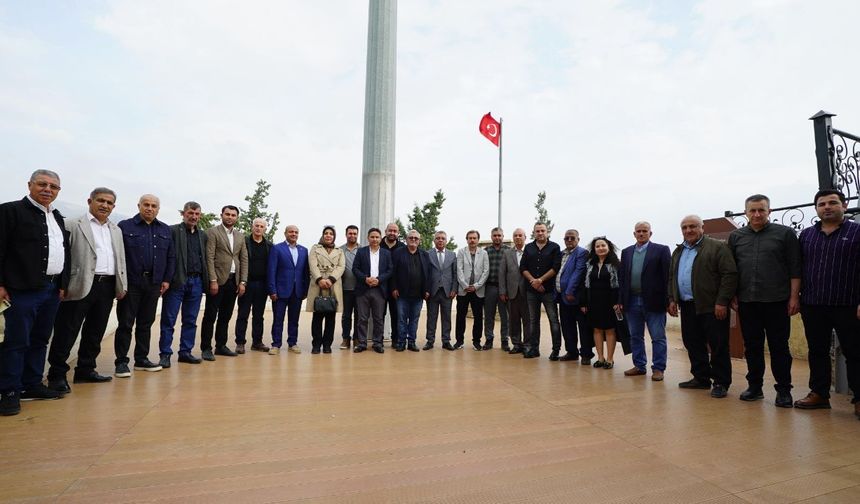 Kahramanmaraş Kalesi'nde muhtarlar tarihe yolculuk yaptı