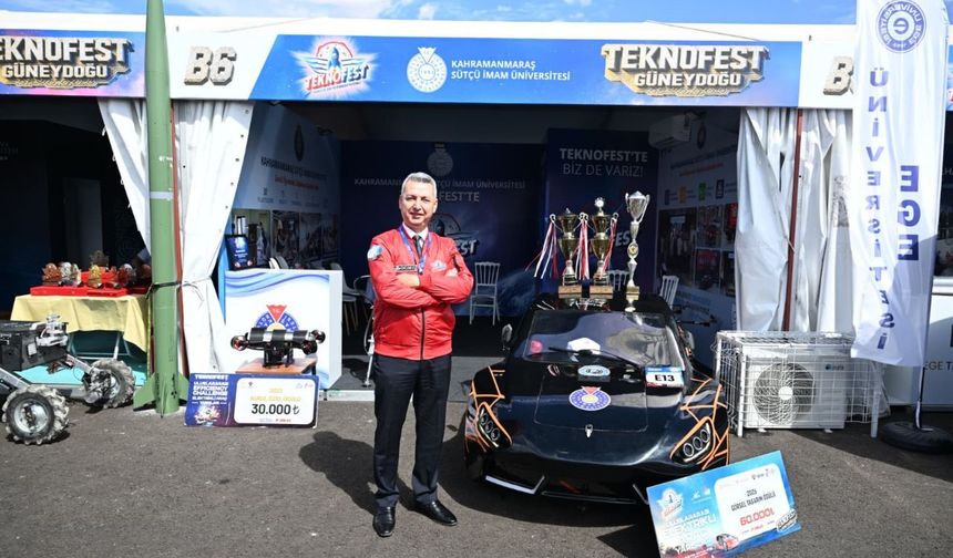 KSÜ, TEKNOFEST Güneydoğu’da Kahramanmaraş’ı temsil etti