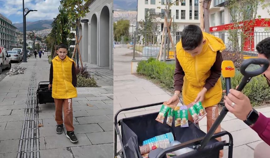 Okuldan Çıkıp Kahve Satıyor! Kahramanmaraşlı Osman’ın Tek Bir Hayali Var