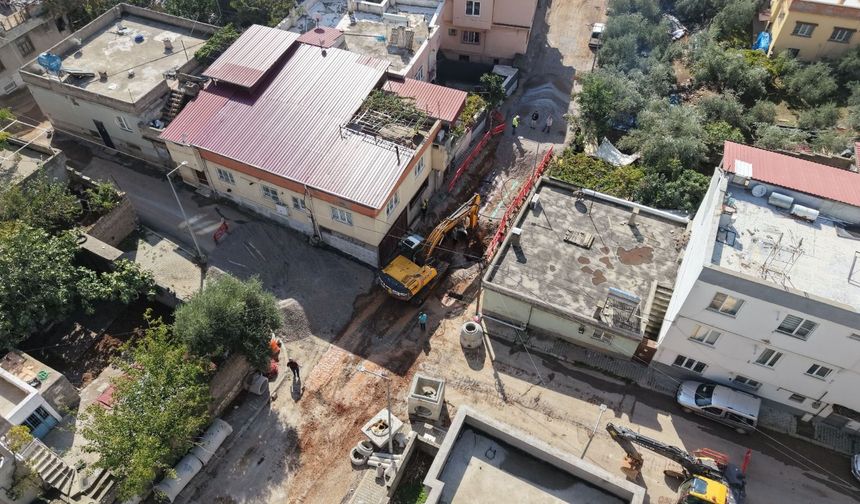 Kahramanmaraş'ta Mağralı Mahallesi’nde altyapı hatları yenileniyor
