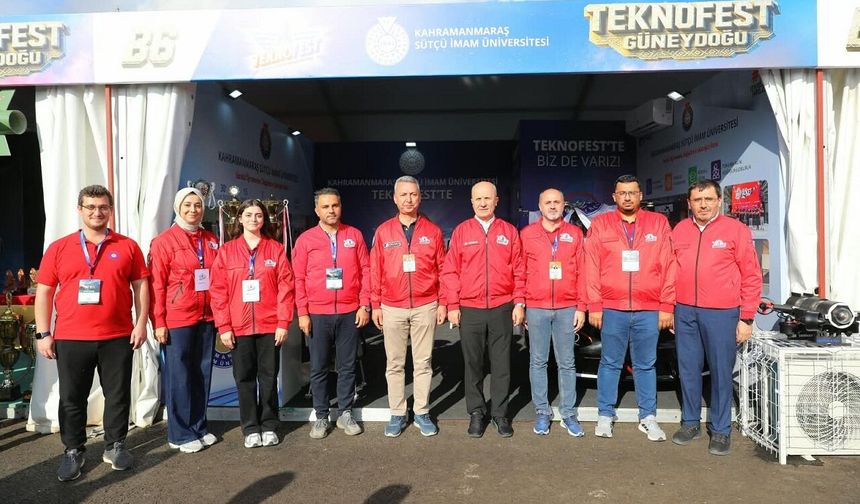 YÖK Başkanı Erol Özvar’dan TEKNOFEST’te KSÜ standına ziyaret