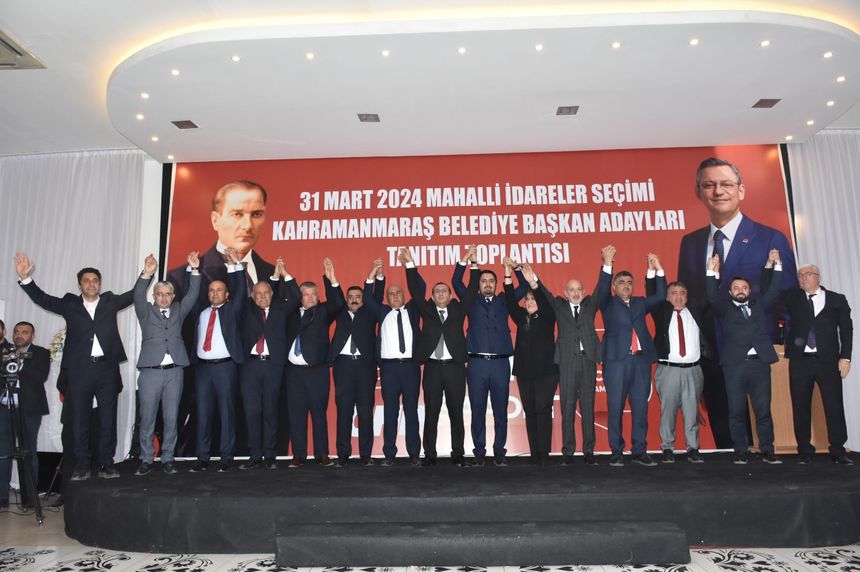 CHP Kahramanmaraş adaylarını tanıttı!
