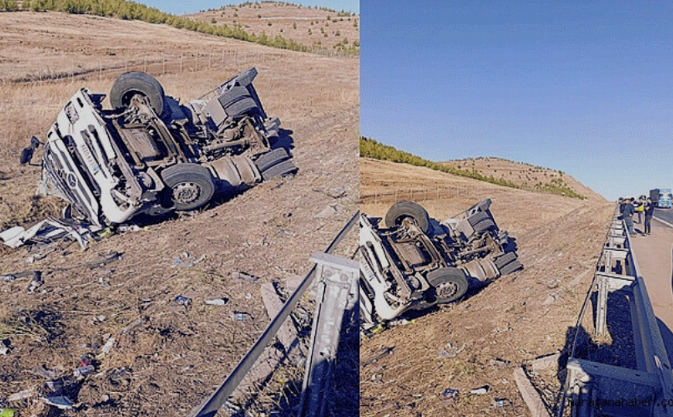 Kahramanmaraşlı Tır Şoförü Kaza Sonucu Hayatını Kaybetti