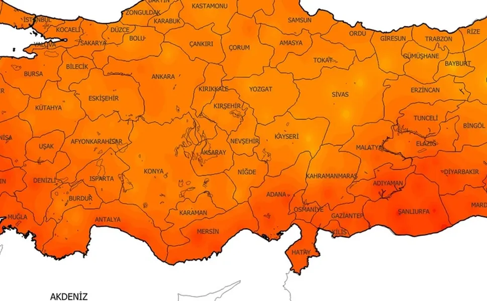 Kahramanmaraş’a Uyarı Üstüne Uyarı: Akdeniz’de Rekor Isınma Tespit Edildi!