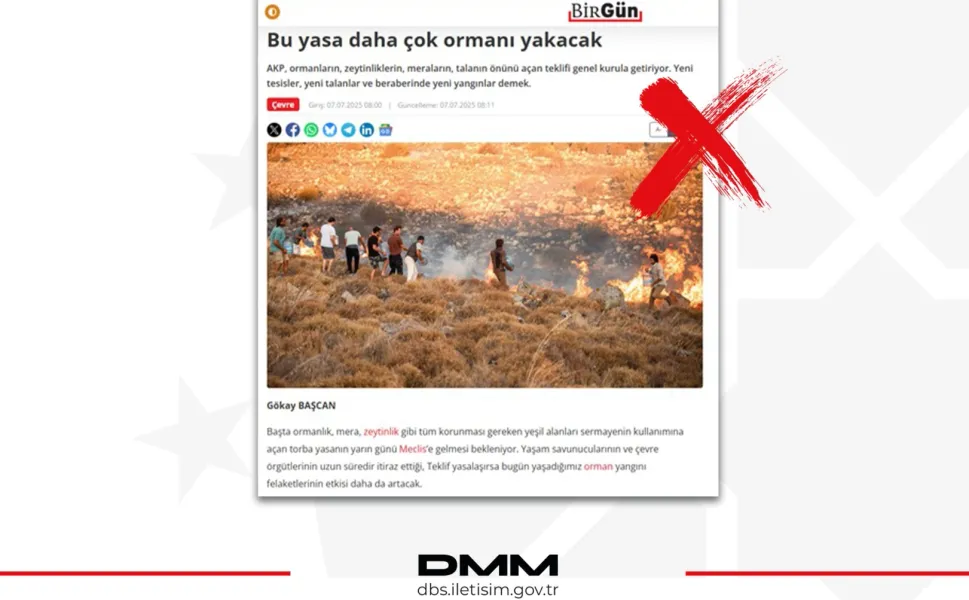 Ormanlarla ilgili 'torba yasa' iddiaları yalanlandı