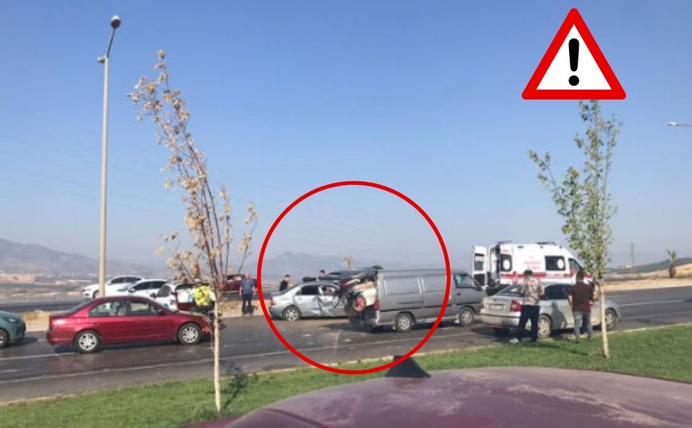 Kahramanmaraş-Kayseri Yolu Akdo Önünde Trafik Kazası