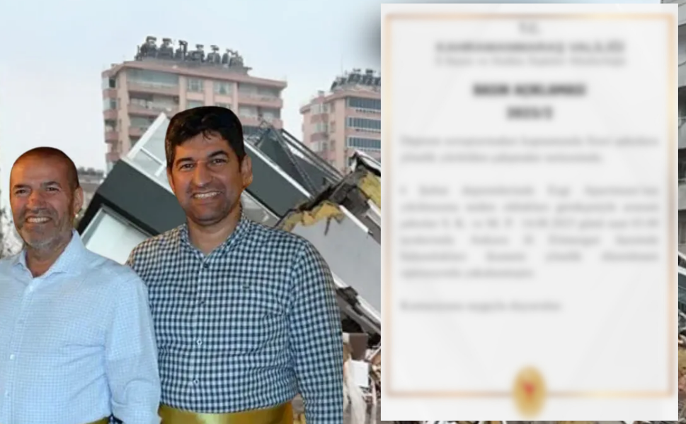 Kahramanmaraş Valiliği’nden ‘Ezgi Apartmanı Operasyonu’ Açıklaması