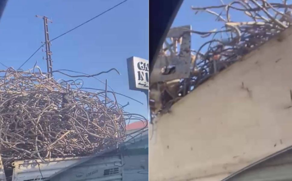 Kahramanmaraş’ta demir yüklü kamyonet trafikte tehlike saçtı