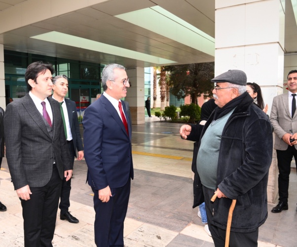 Başkan Güngör’den Şehir Hastanesi’ne Ziyaret