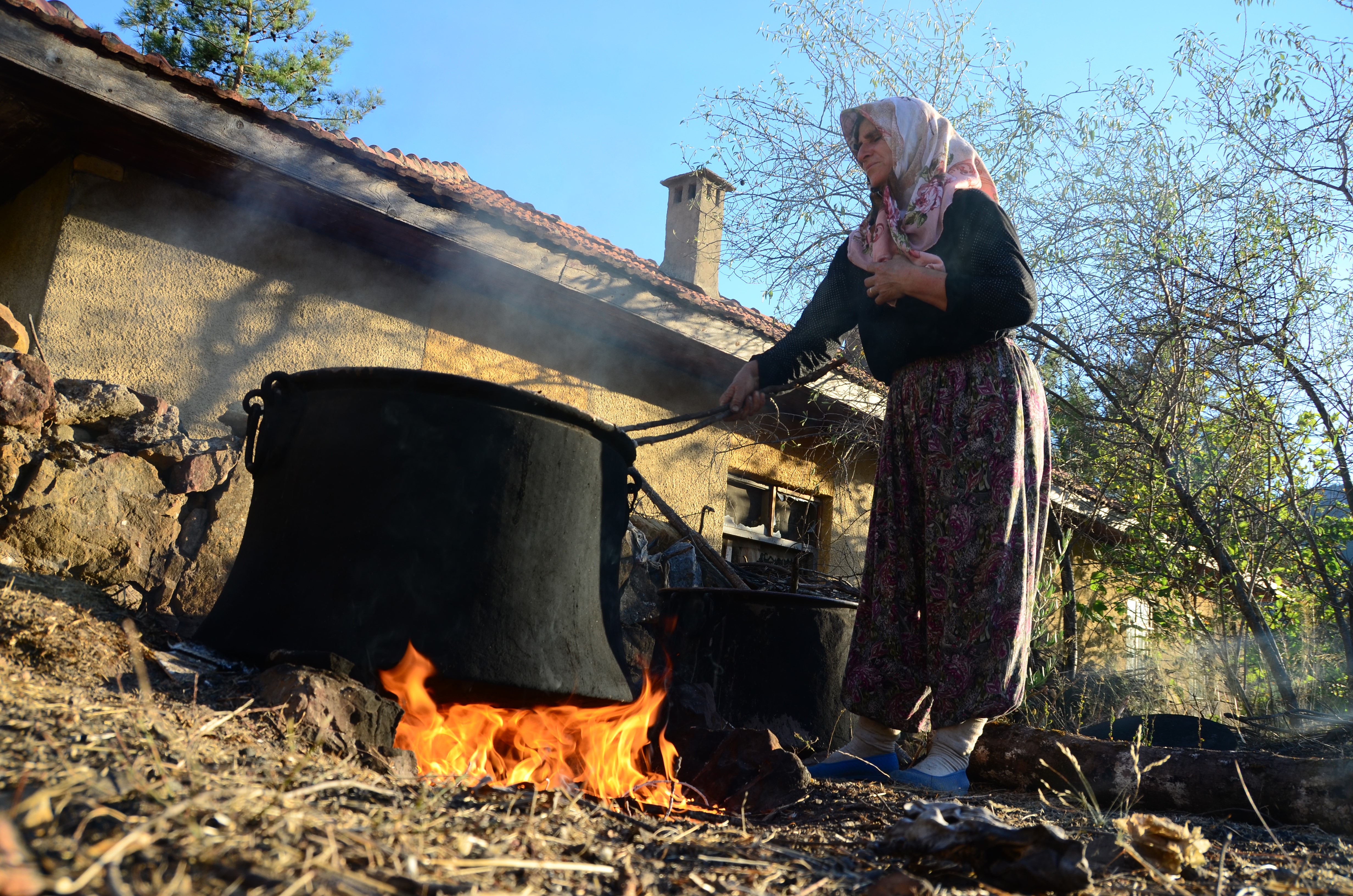 Pekmez Kazanları Kaynamaya Başladı (7)