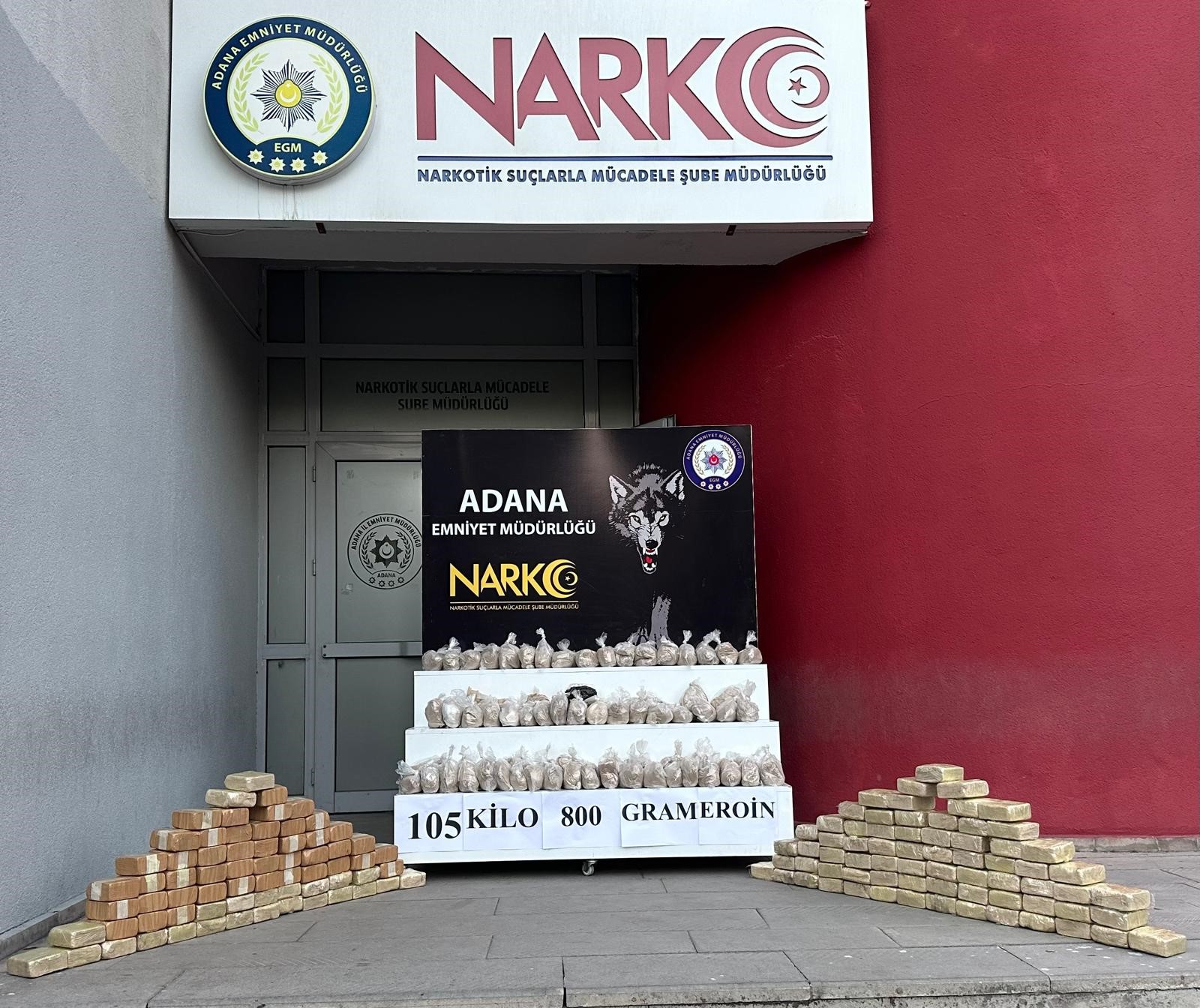 Narkotik Polisinden Büyük Darbe 105 Kilo Eroin Ve 92 Kilo Skunk Ele Geçirildi (5)