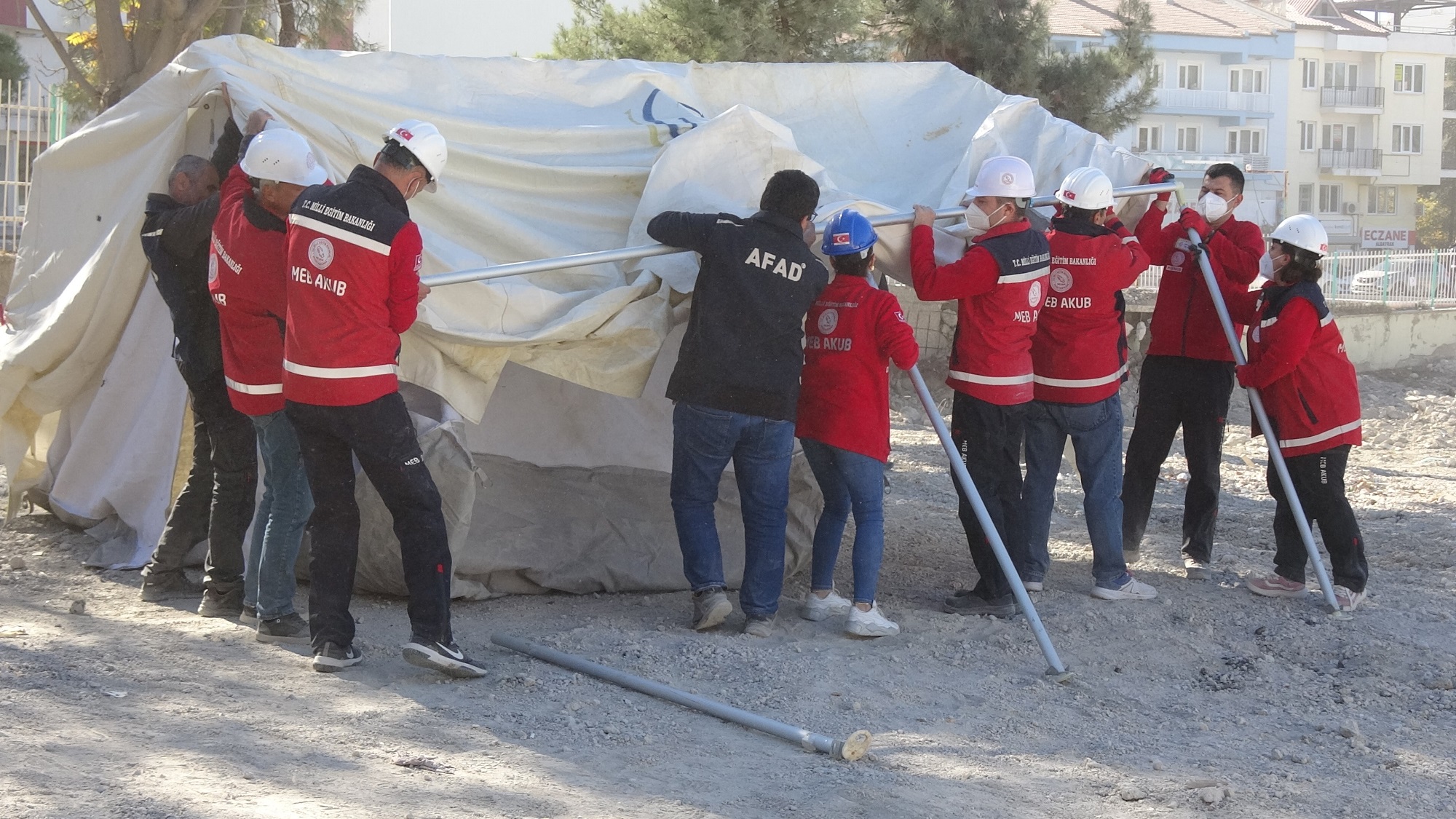 5,7 Şiddetindeki Deprem Tatbikatı Gerçeği Aratmadı (5)