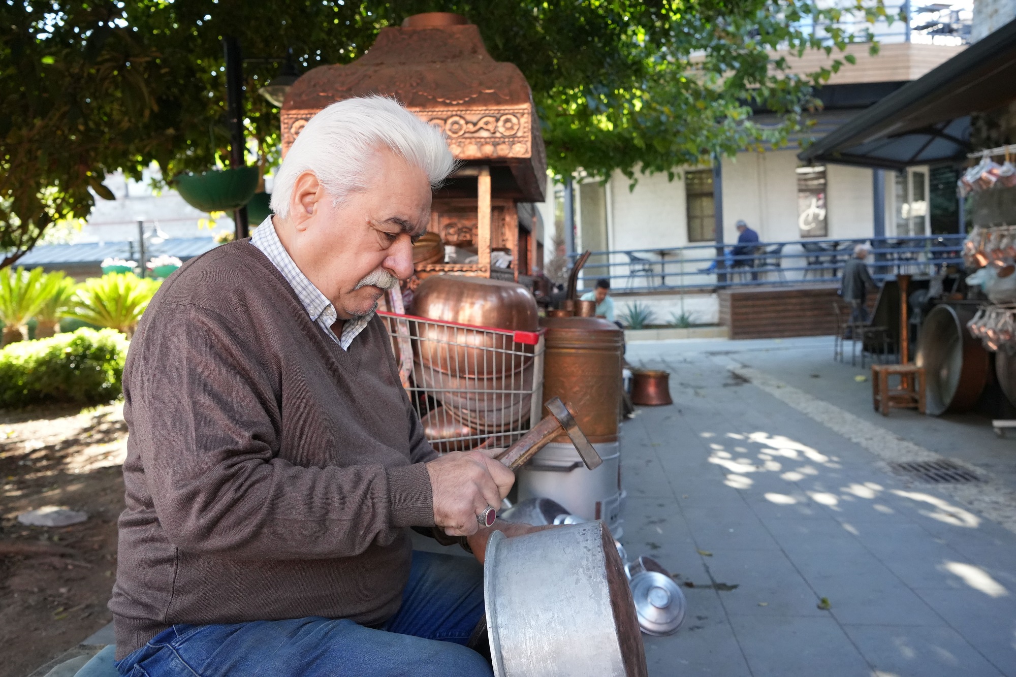 Babadan Oğula Geçen Meslek 53 Yıl Boyunca Kalaycılığı Sürdürdü (6)