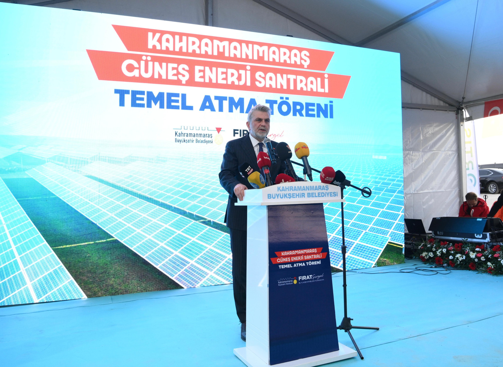 Kahramanmaraş Güneş Enerji Santrali’nin Temeli Atıldı