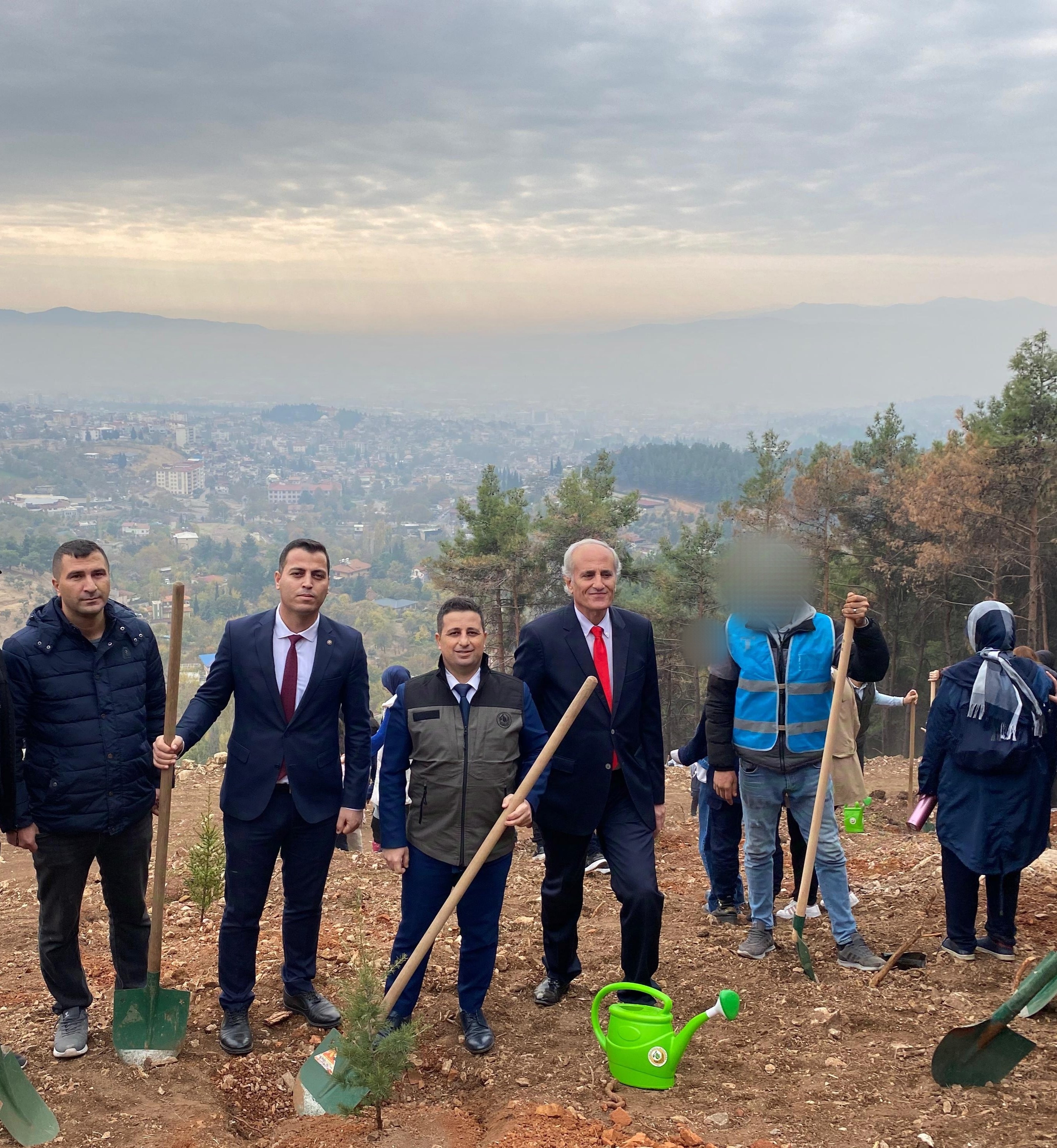 Kahramanmaraş'ta Fidan Dikimi Etkinliği Denetimli Hükümlüler Çevre İçin Bir Araya Geldi (2)