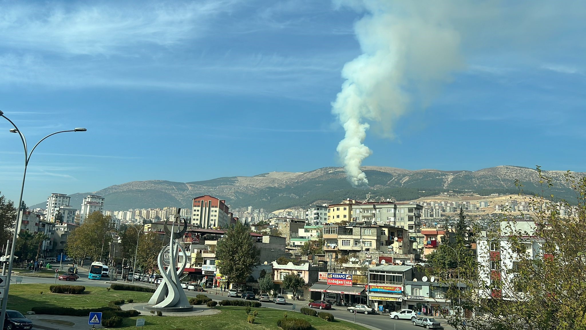 Kahramanmaraş'ta Orman Yangını Ekipler Müdahale Ediyor