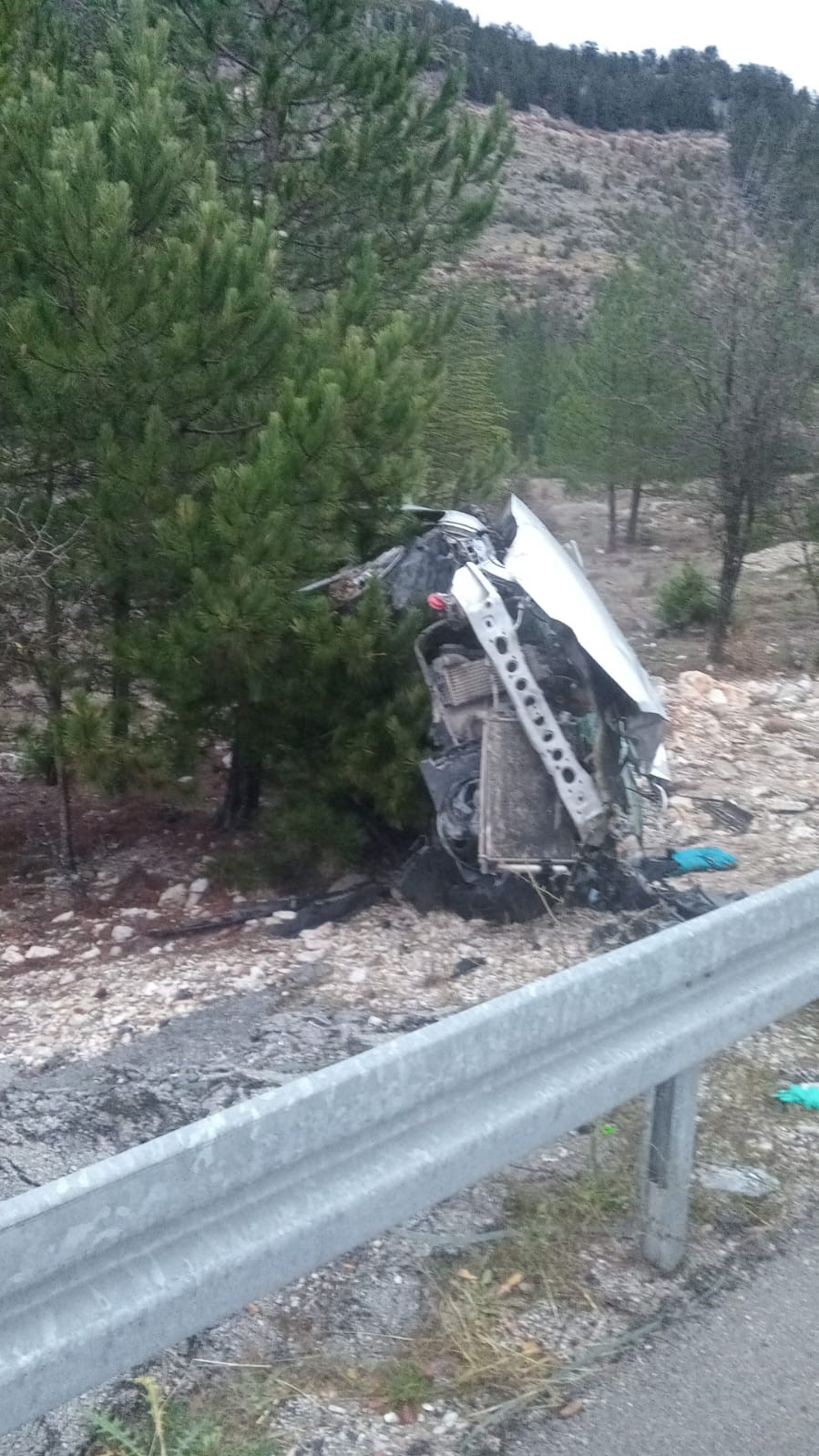 Trafik Kazasında 1 Ölü, 1 Yaralı (2)