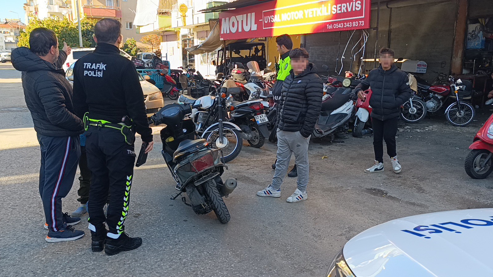 Yasadışı Motosiklet Kullanımı Polise Takıldı (1)