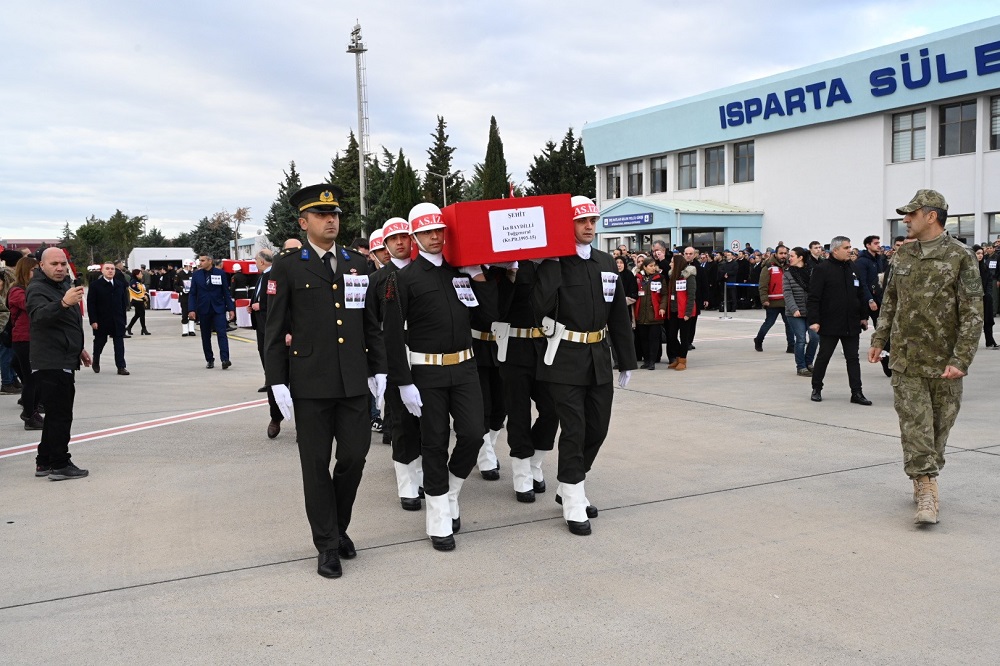 Eğitim Uçuşunda Şehit Olan Askerler İçin Veda Töreni (1)