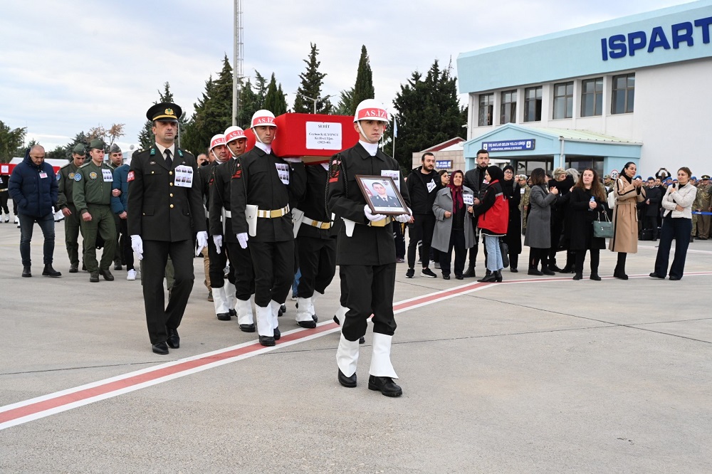 Eğitim Uçuşunda Şehit Olan Askerler İçin Veda Töreni (8)